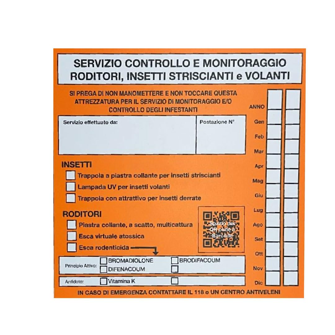 Trappole Per Topi Con Esca 50 Cartelli Segnalatori Derattizzazione - PVC  Per Trappole Topi E Insetti Cartello Esca Per Topi, image size:1080x1080