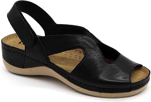 LEON 924 Sandali Zoccoli Sabot Pantofole Scarpe Pelle Donna : Amazon.it:  Scarpe e borse