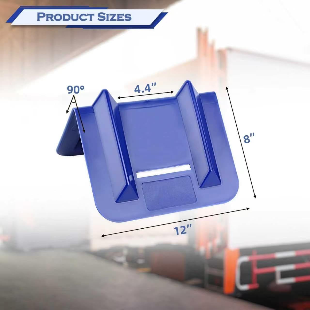 JUCHEN Flatbed Edge Protector,12 * 8 * 8in,Cargo Corner Protector.20Packs. | Plastic Corner Protectors,Protects Cargo Edges from Wear & Tear.