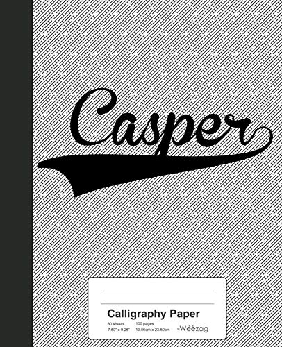 Preisvergleich Produktbild Calligraphy Paper: CASPER Notebook (Weezag Calligraphy Paper Notebook, Band 2556)