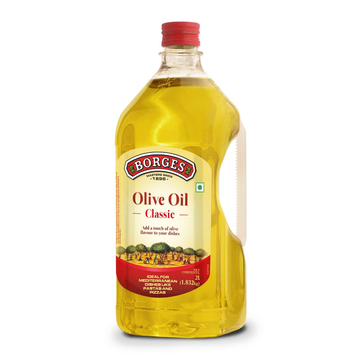 Borges Classic Olive Oil 2 L |75% MUFA | Rich in Antioxidants Ideal For Mediterranean dishes like Pizza, Pasta and specialty dishes across various cuisines (B01N19JR7V) Amazon Price History, Amazon Price Tracker