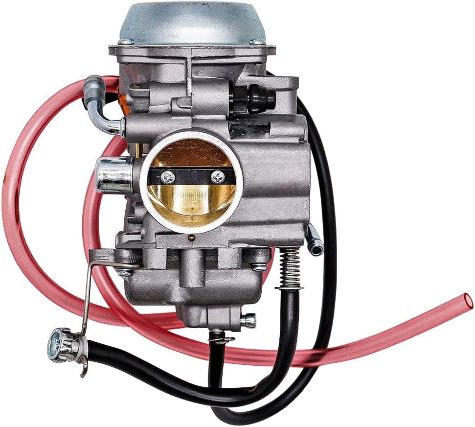 Partman Carburetor Fit for Suzuki Quadrunner 500 LT-F500F LTF500F 4X4 1998 1999 2000 2001 2002 13200-09F50 13200-09F01 With Fuel Valve Petcock