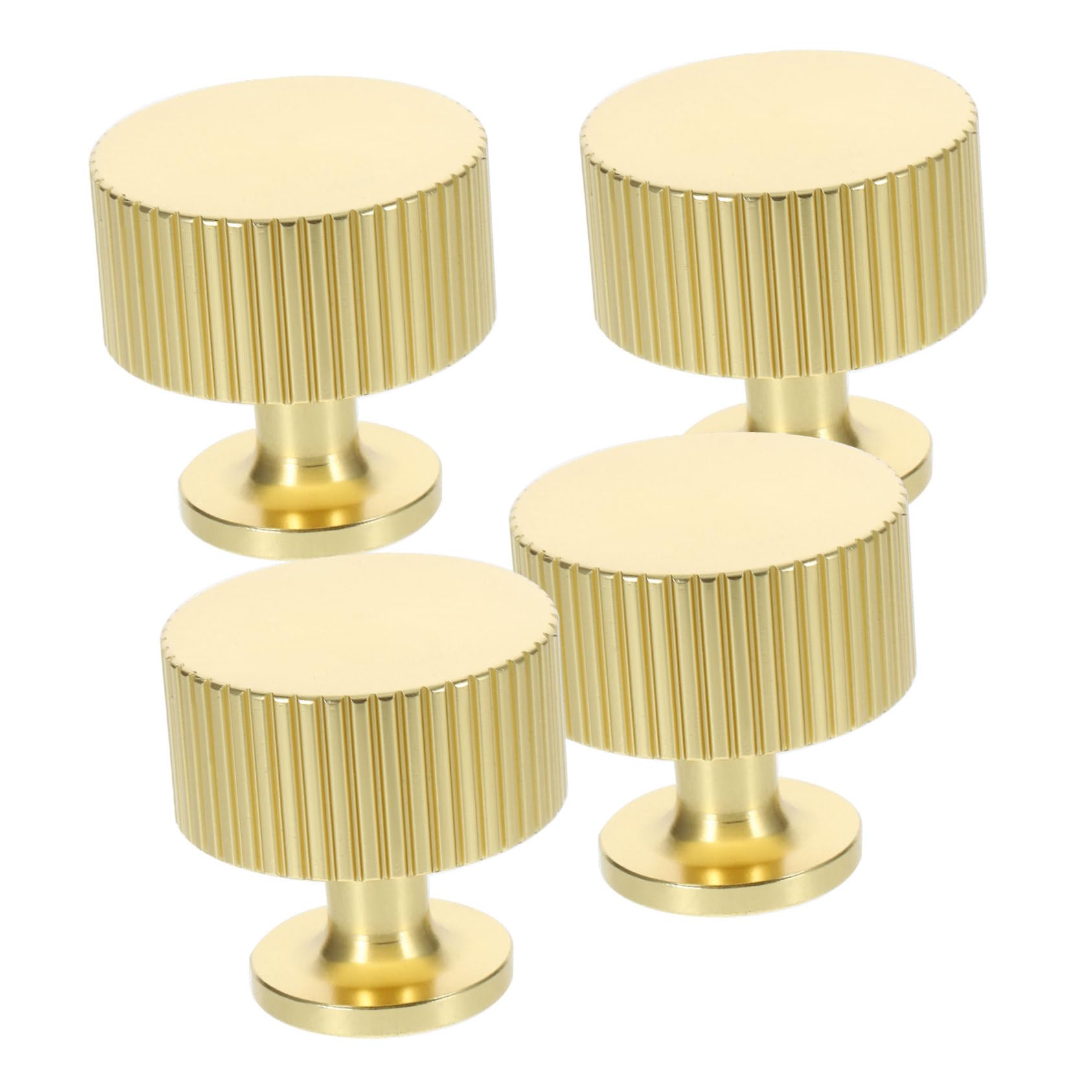 UKCOCO 20stücke Moderne Goldene Möbelknöpfe Runde Schubladengriffe Einfach Zu Installierende Türknäufe Für Küchenschränke Und Kommoden Langlebig Und Elegant