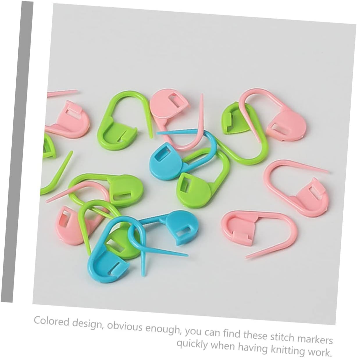 STOBOK 5sets Heart-Shaped Markers Markers for Knitting and Crochet Lightweight and for Crafting and Easy Tracking of Projects