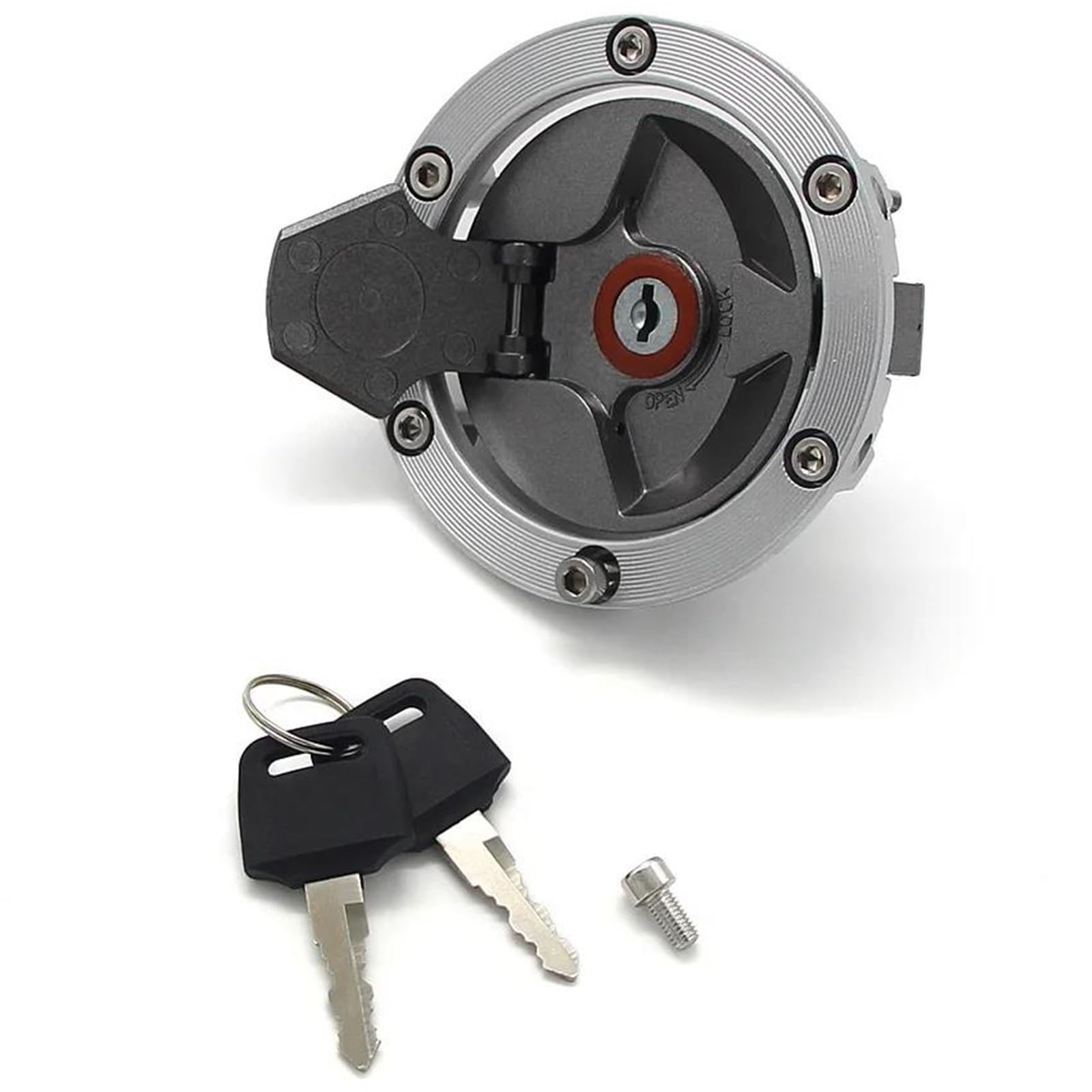 Tapa De Combustible Motocicleta Con Cubierta Tanque Llave Para EX250 Para Ninja 2008-2014 EX300 2013-2017 Para ER250 Para Z250 Z300 Z250SL Tapa Tanque Moto