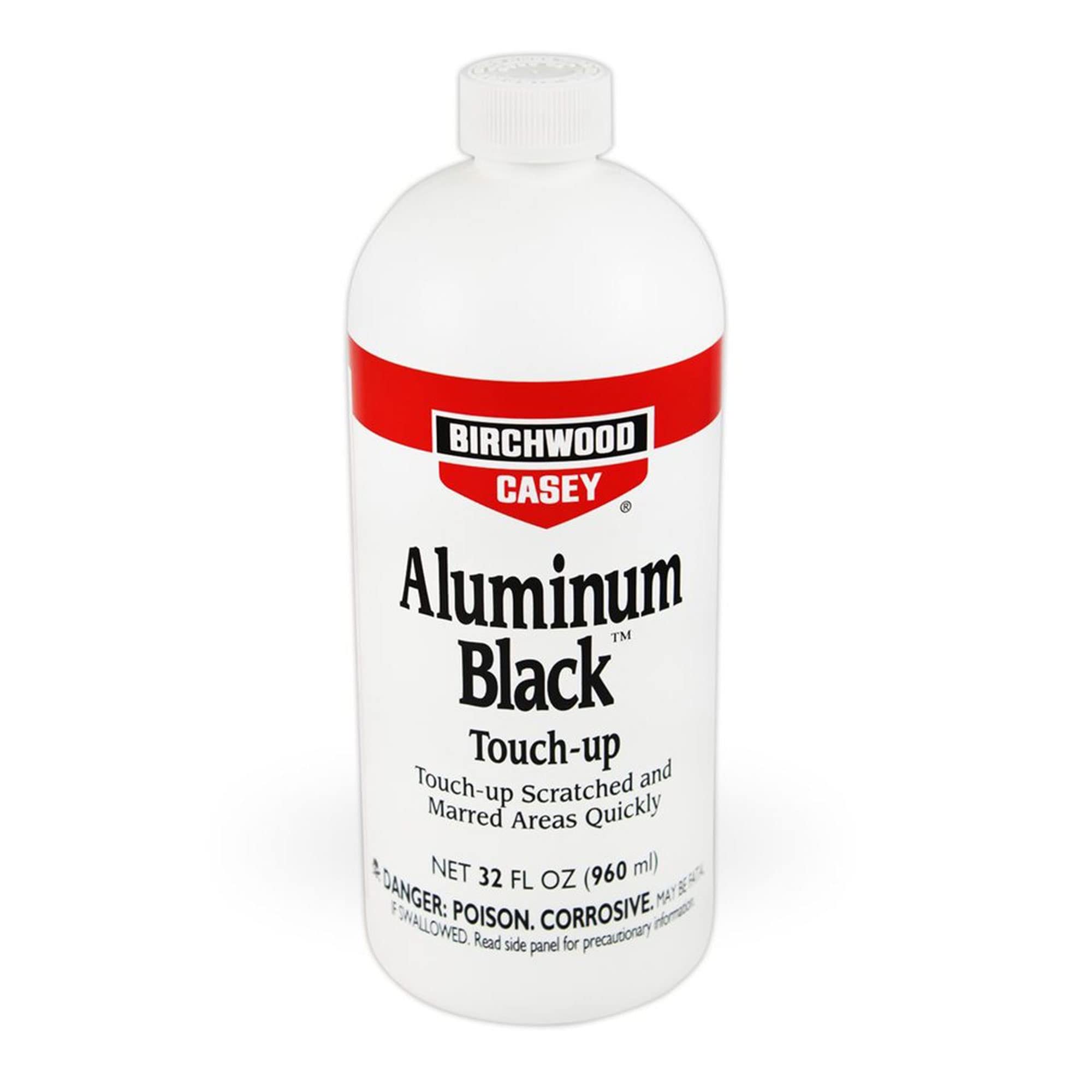 Birchwood Casey Fast-Drying Fast-Acting Aluminum Black Metal Finish for Restoring Scratched and Marred Areas, Gun Cleaning, 3 Ounce Bulk Each