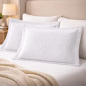 Kit 2 Porta Travesseiro 70X50 Matelado com Debrum – Capa Protetora Sofisticada, Lavável, Antialérgico,Decoração Quarto Elegante - 2 unidades (Branco)