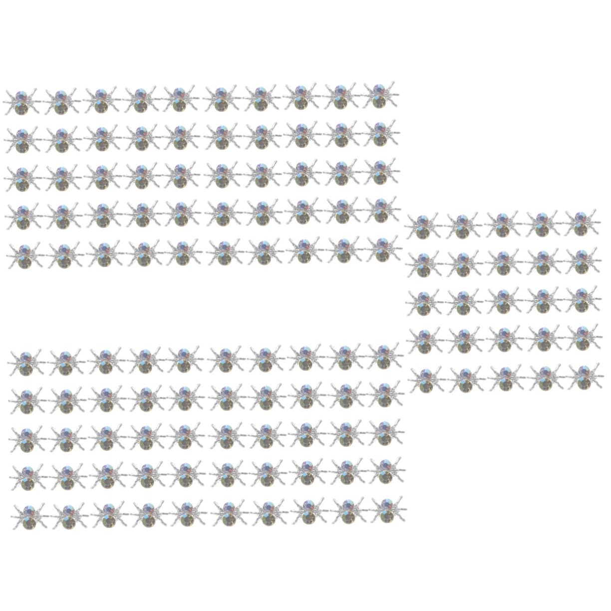 Healvian 500pièces Charms De Manucure Avec Décorations Araignée Pour Nail Art Accessoires De Décoration Pour Parfait Pour Halloween Et Manucure
