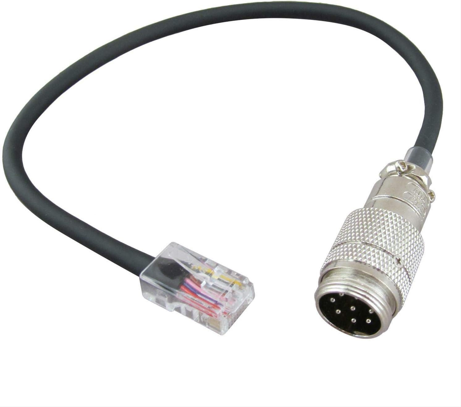 Icom OPC589 Mic adapter, modular jack to 8-pin mic