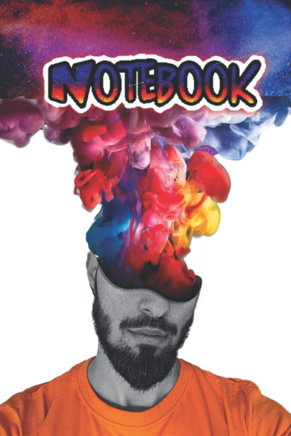 Notebook Journal for Writing Composition Book Soft Cover Blue Abstract Lines