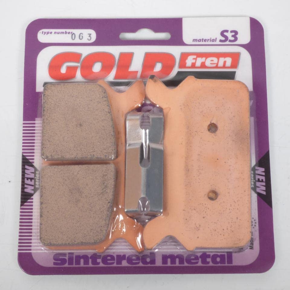 Plaquette de frein Gold Fren : freinage arrière endurant pour Harley Davidson 1340 FLST Softail
