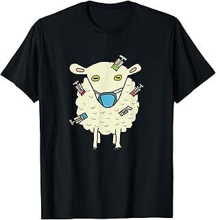 Anti Vax Booster Sheep T-Shirt