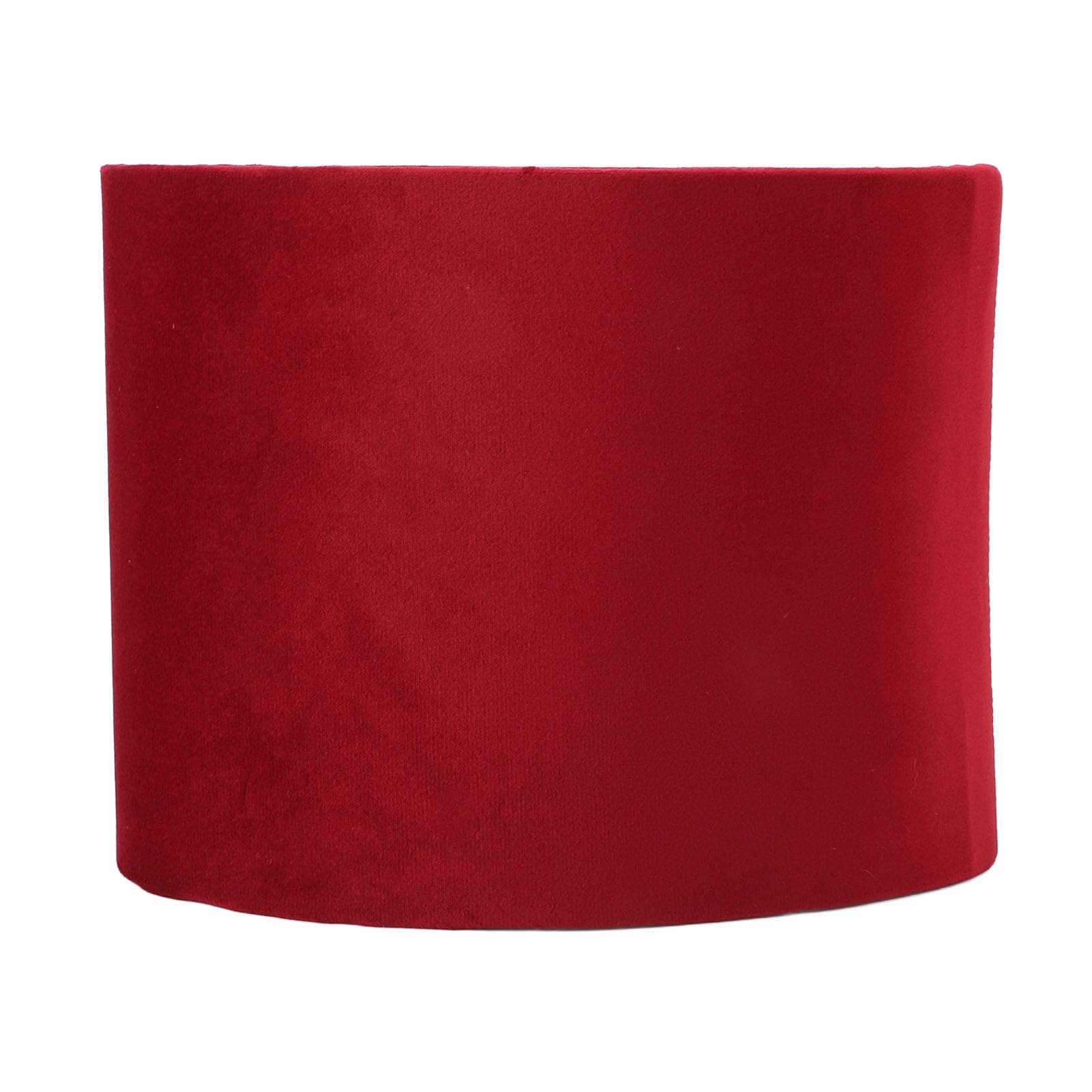 Hyuduo Oval Burgundy Fabric Lampshade for Table Lamps & Floor Lamps Universal Fit for E27 and E14 Fixtures