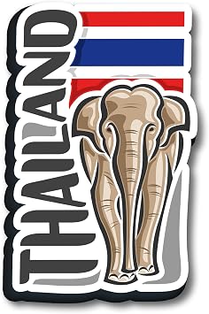 Thailand Fridge Magnet Souvenir - Handmade Wooden Refrigerator Magnet Collectible