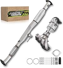 Front and Rear Catalytic Converter Compatible with 2007 2008 2009 2010 2011 2012 Nissan Altima L4 2.5L Catalytic Convertor EPA Compliant