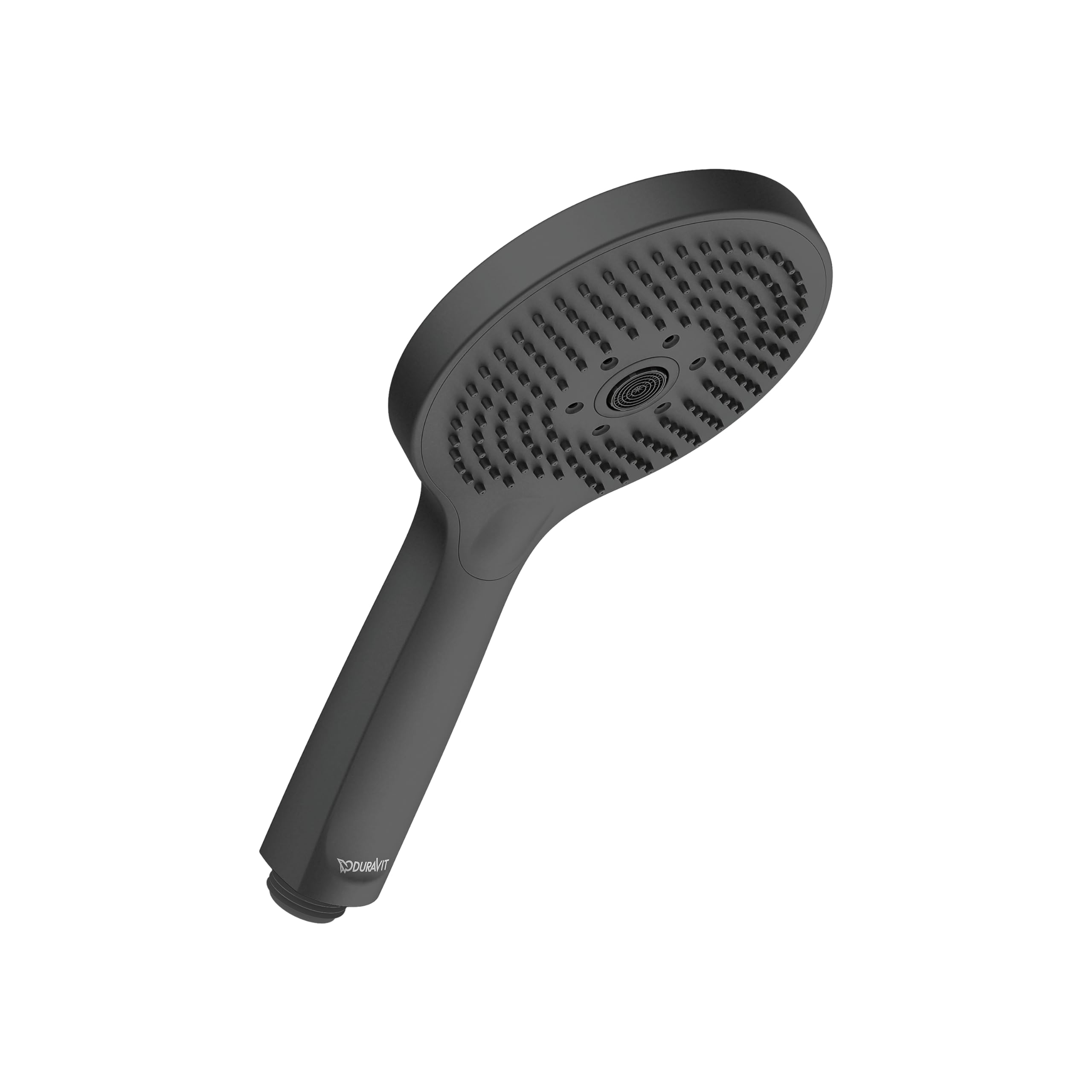 Pomme de douche universelle Duravit anti-calcaire noire mate