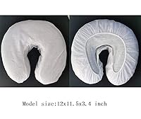 Vista 6 de ZMDREAM Paquete de 75 fundas desechables para reposacabezas de masaje, fundas para reposacabezas de cara, color negro