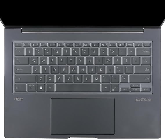 MUBUY Keyboard Cover Skin for ASUS Zenbook 14 OLED UX3405 & ZenBook Flip 14 UP3404,ZenBook 14X UX3404,ZenBook Pro UX6404, ZenBook UM3406 14 inch Laptop US Keyboard Cover-TPU