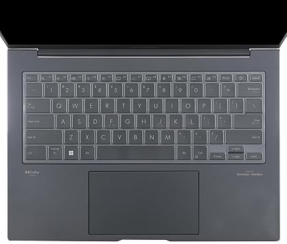 MUBUY Keyboard Cover Skin for ASUS Zenbook 14 OLED UX3405 & ZenBook Flip 14 UP3404,ZenBook 14X UX3404,ZenBook Pro UX6404, ZenBook UM3406 14 inch Laptop US Keyboard Cover-TPU