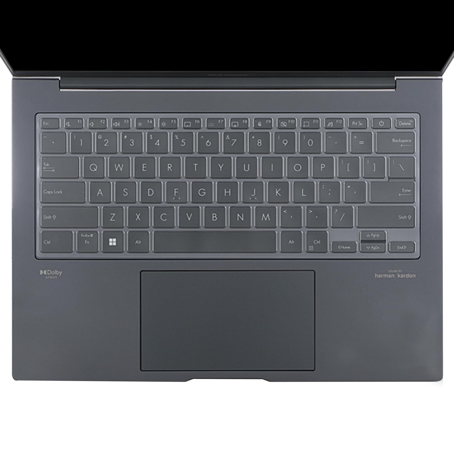 Saco Keyboard Cover for 14 inch ASUS Zenbook 14 OLED UX3405MA | ASUS Zenbook Duo OLED UX8406MA Series Laptop [2024] – Transparent