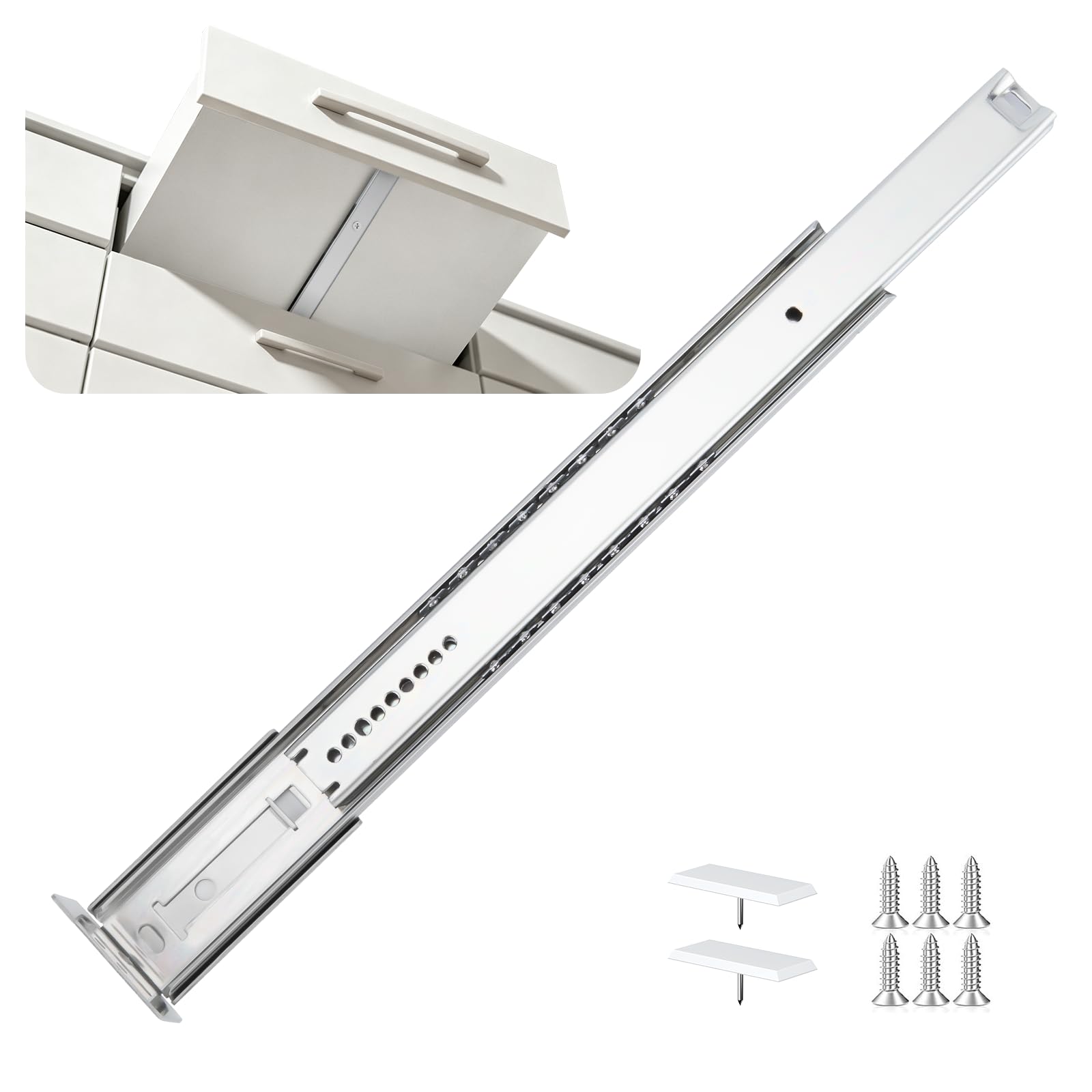 Photo 1 of LONTAN 24 Inch Center Mount Drawer Slides