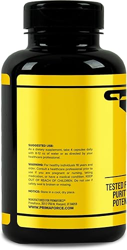 Miniatura 3 de Primaforce L-citrulina 3000mg, 240 cápsulas, 60 porciones