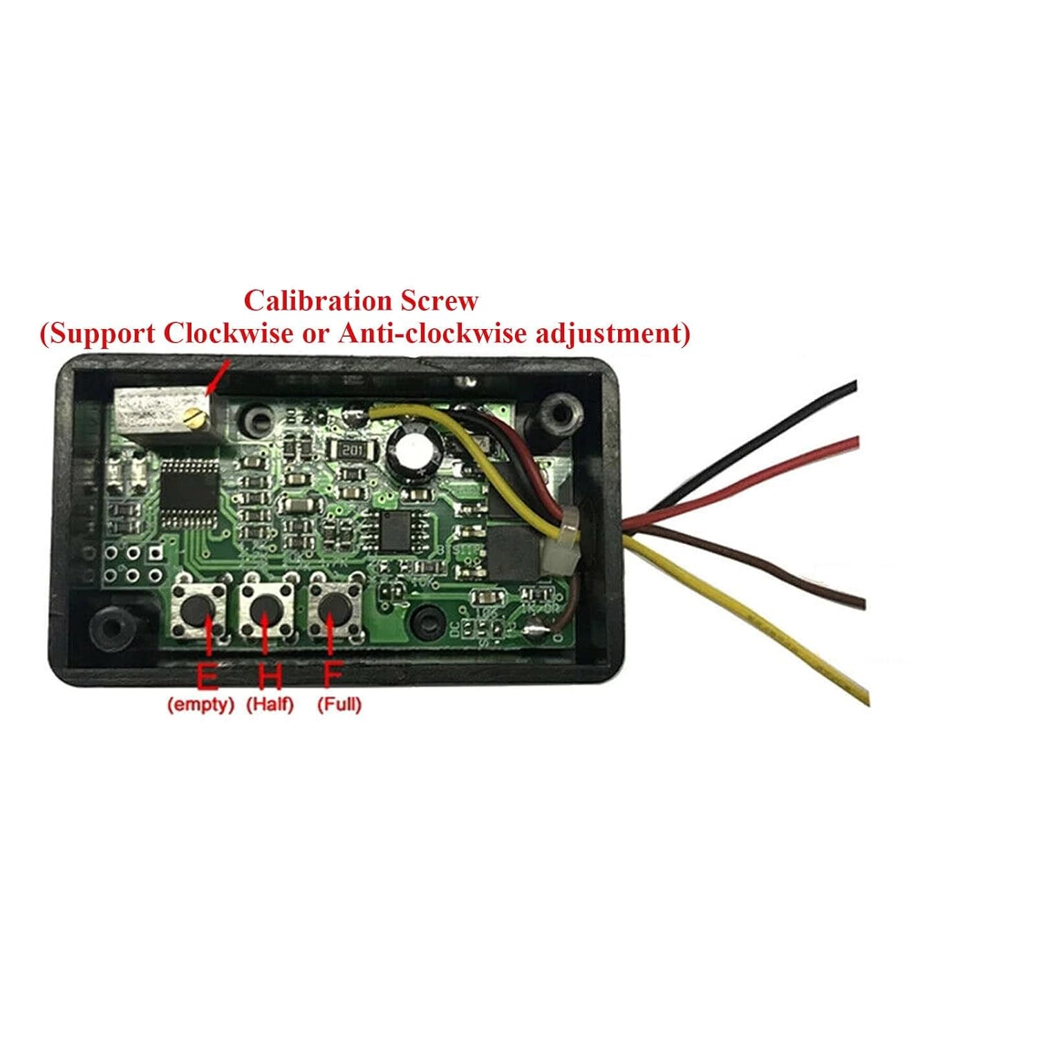9~36V Fuel Gauge Interface Module,Ohm Range Converter, Fuel Sender to Gauge Linking Module for Industrial Equipment,Mechanical Equipment,Automotive