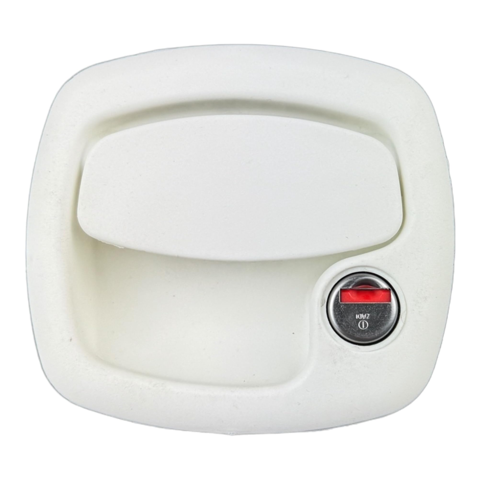 Cerradura de puerta para caravana, sistema FF, HSC, parte exterior blanca, en juego con llavero pro-Styling