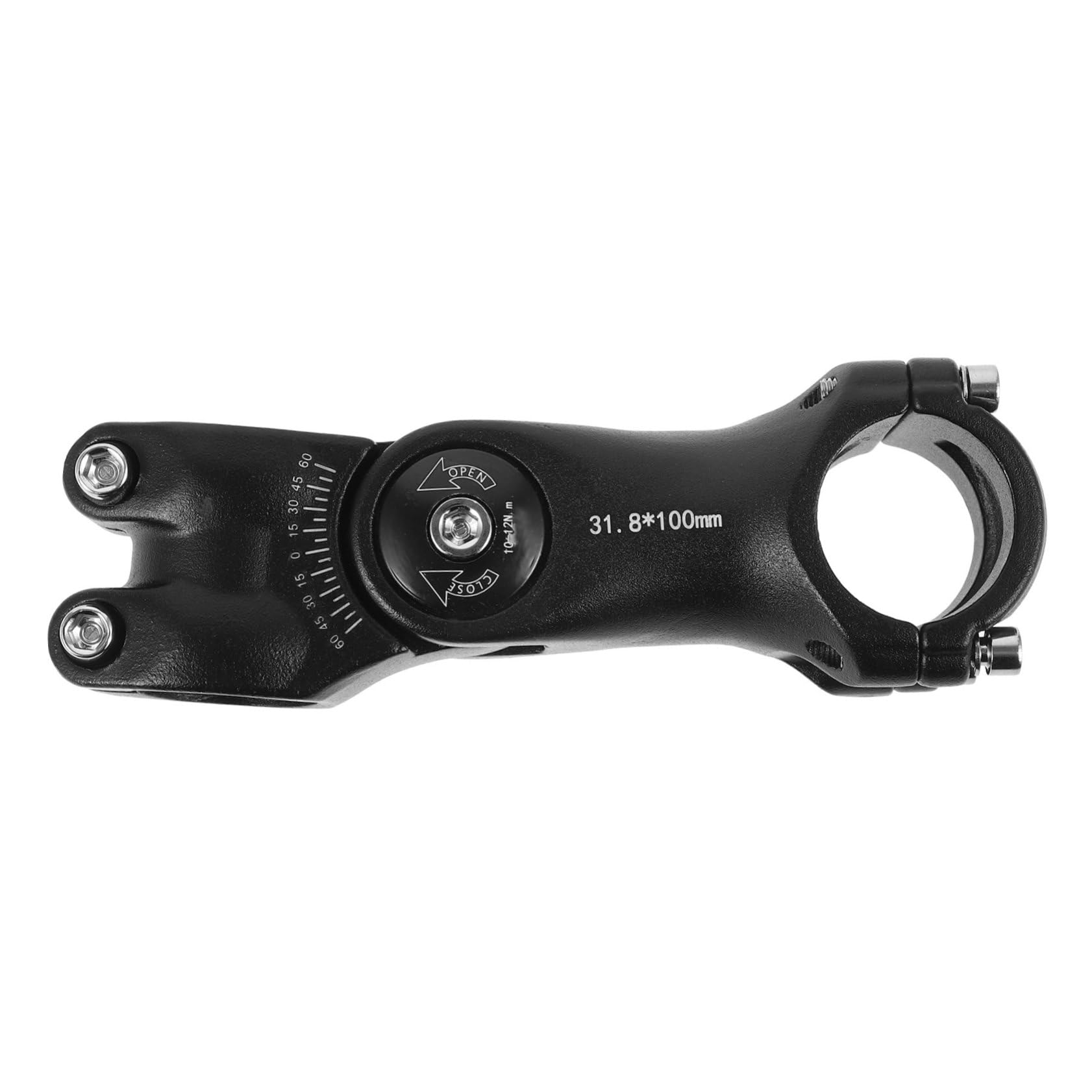 ibasenice Potence VTT Rehausseur De Guidon Vélo De Montagne Élévateur De Montagne Étendu Monter Tiges Lumière Potence De Guidon Réglable Éleveur Léger Black Alliage D'aluminium