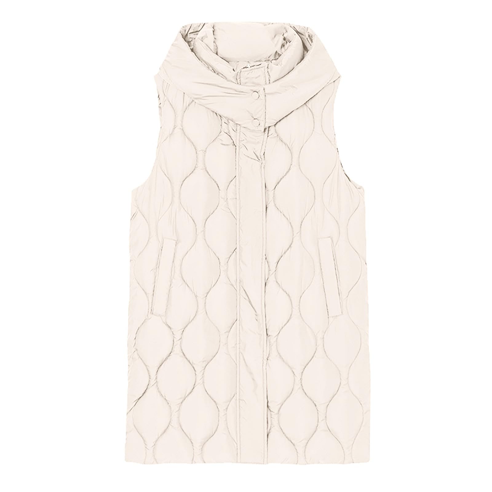Damenmode Casual Solid Coat Zurück Mittellange lose Jacke
