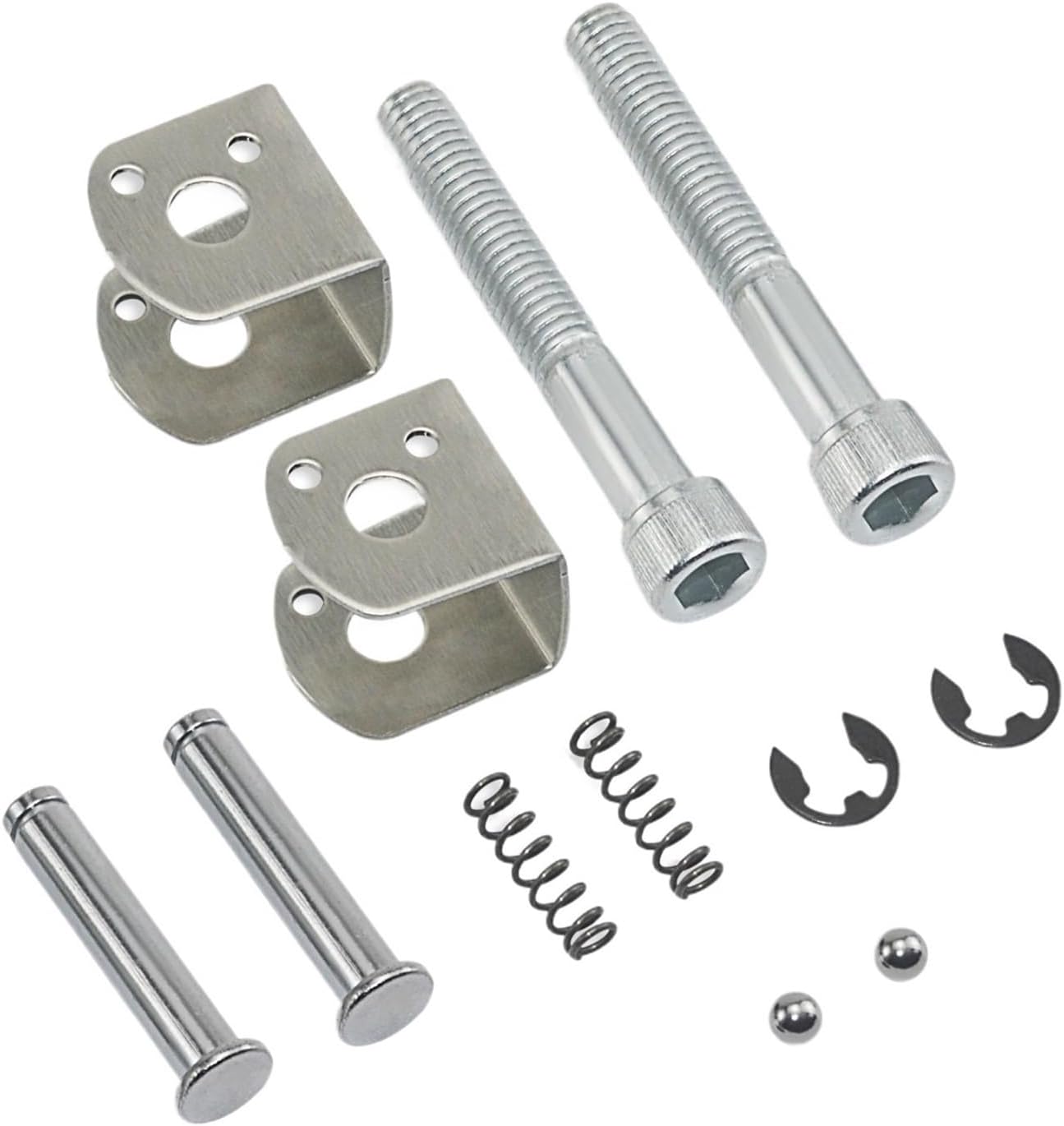 Motorcycle Rear Peg Mounts Clevis Passenger Footpeg Support Kit Fit For Softail 2018-2025 Gloss Black(Mount Kit Pins)