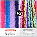 iHUFeather 2 Yard 22g Marabou Feather Boa, 25 Colors, Fluffy Natural Turkey Feather Boas for DIY Crafts, Wedding, Party Dancing Dress Up, Women Costume, Christmas Decoration, Grey
