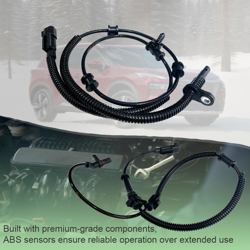 4PCS ABS Wheel Speed Sensor Compatible with for Dodge for Ram 1500 2013-2018 for Dodge for Ram 1500 Classic 2019 for 68170065AB 68053861AC Front Left Rear Right ABS Sensor