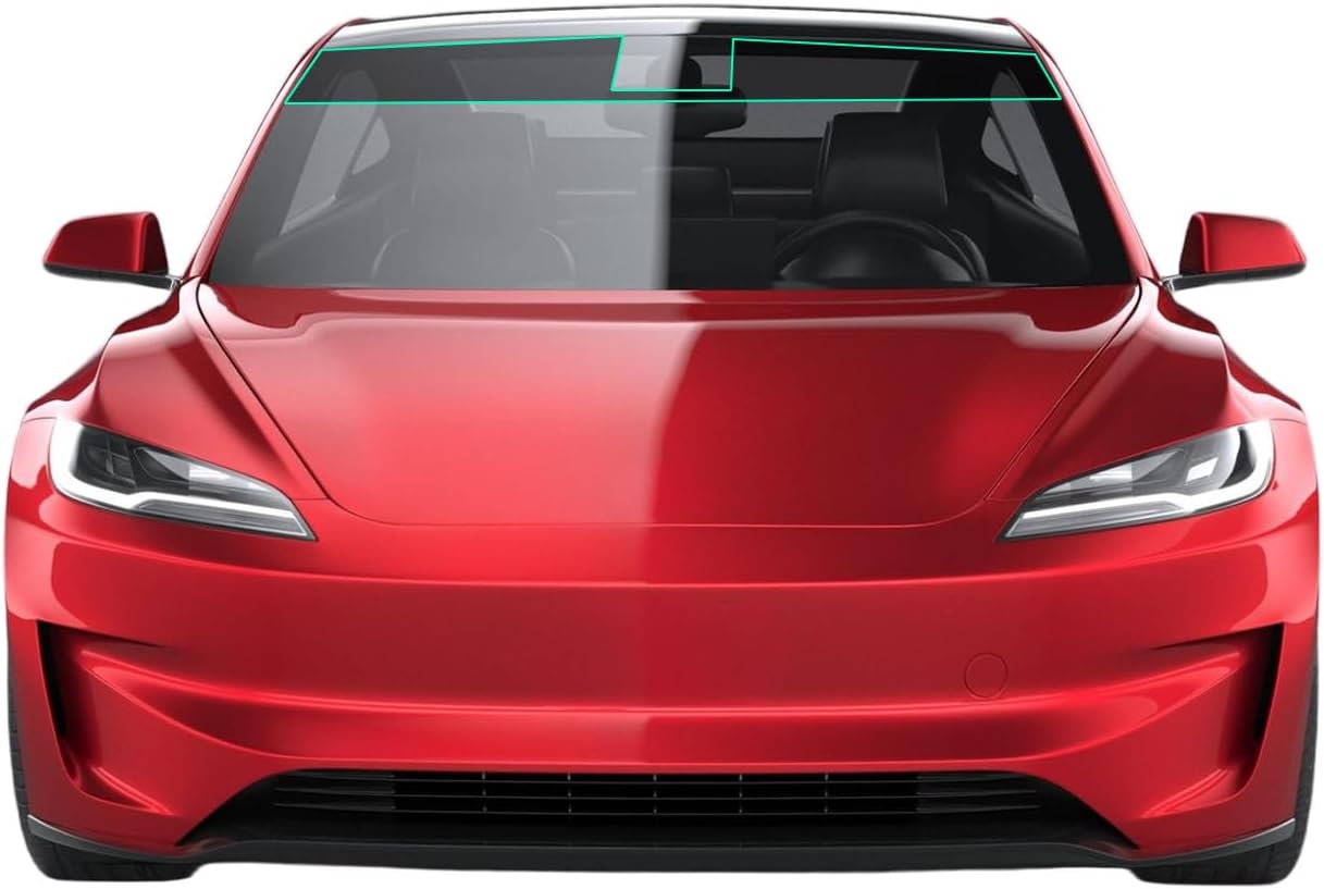 AUTOTEK Precut Window Tint Film for Tesla Model 3 2024-2026 Front Windshield 35% VLT 2Ply Anti-Shatter, UV Block, Privacy Protection, Easy Install, No Trimming Needed,Heat & Glare Reduction