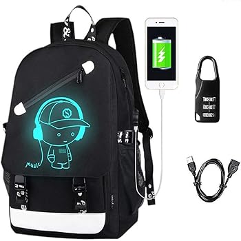 anime boy with backpack