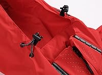 Vista 2 de Chaqueta impermeable ligera para hombre, chaqueta impermeable con capucha para exteriores, senderismo, cortavientos