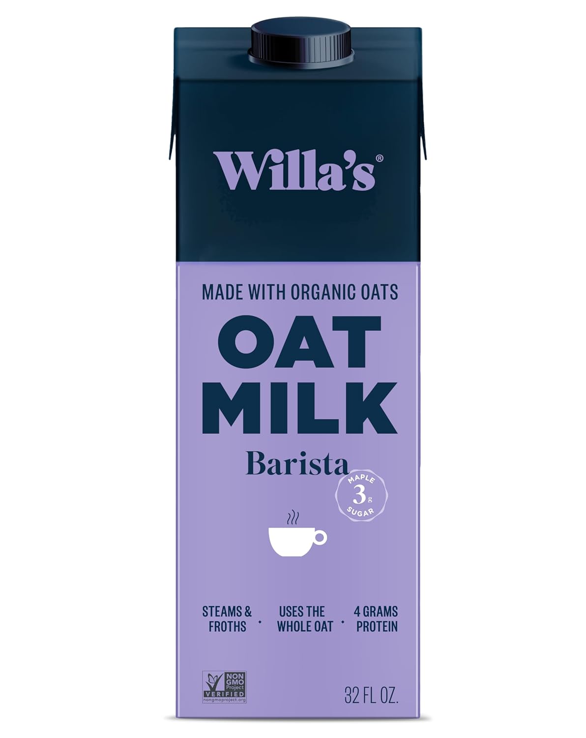 Amazon.com: Willa's Organic Barista Oat Milk - Barista Blend ...