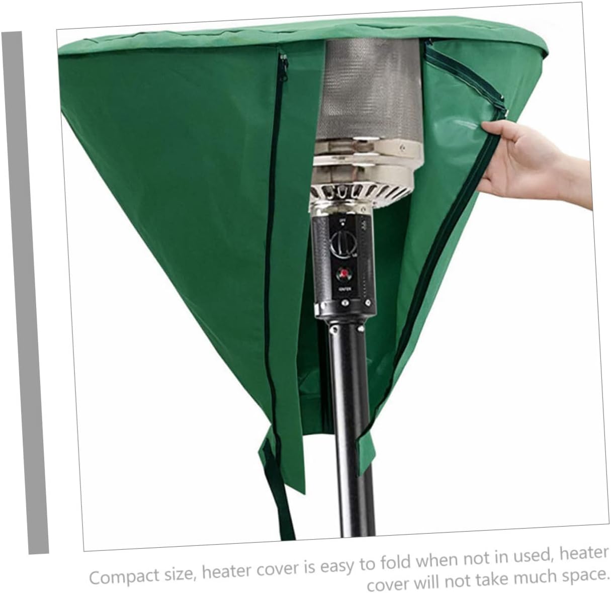 Abaodam Patio Heater Cover Dustproof Shield for Outdoor Heater Protects from Rain Wind and Dirt for Garden and Patio Use