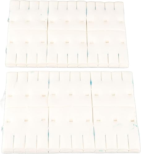 Ozgkee 12 piezas de repuesto de cepillo de inodoro para 3061 suministros de repuesto para varita de inodoro (limón)