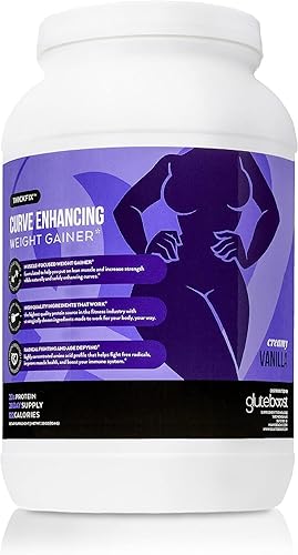 Gluteboost - Batido de aumento de peso ThickFix Curve Enhancing - Proteína de suero de leche alimentada con pasto con aminoácidos - Aumenta las