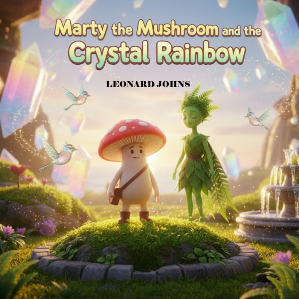 Marty the Mushroom and the Crystal Rainbow: A Whimsical Children’s Adventure About Bravery, Friendship, and Restoring the Magic of the Valley (Marty the Mushroom Series of Books)