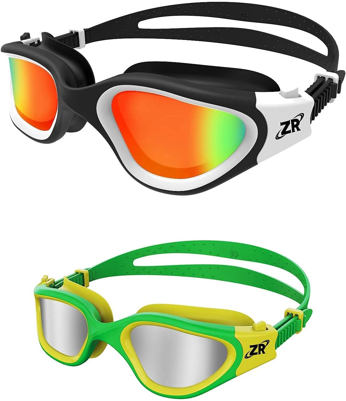 ZIONOR G1MINI Kids Polarized Swim Goggles and G1 Adult Polarized Swim Goggles