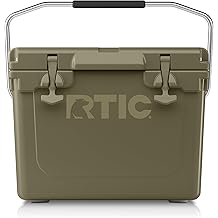 RTIC Ultra-Tough Cooler, Hard Insulated Ice Chest Box for Beach, Drink, Beverage, Camping, Picnic, Fishing, Boat, Barbecue