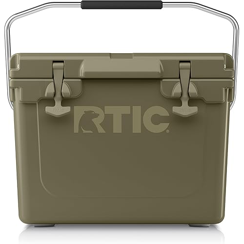 RTIC Ultra-Tough Cooler, Hard Insulated Ice Chest Box for Beach, Drink, Beverage, Camping, Picnic, Fishing, Boat, Barbecue
