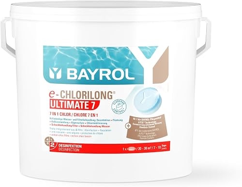 BAYROL e-Chlorilong® Ultimate 7 Piscine 10,2 kg - Galets …