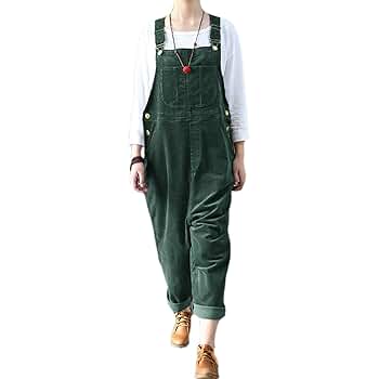 Umstands-Latzhose Aus Cord - Vintage Overall Für Schwangere Mit Reißverschluss