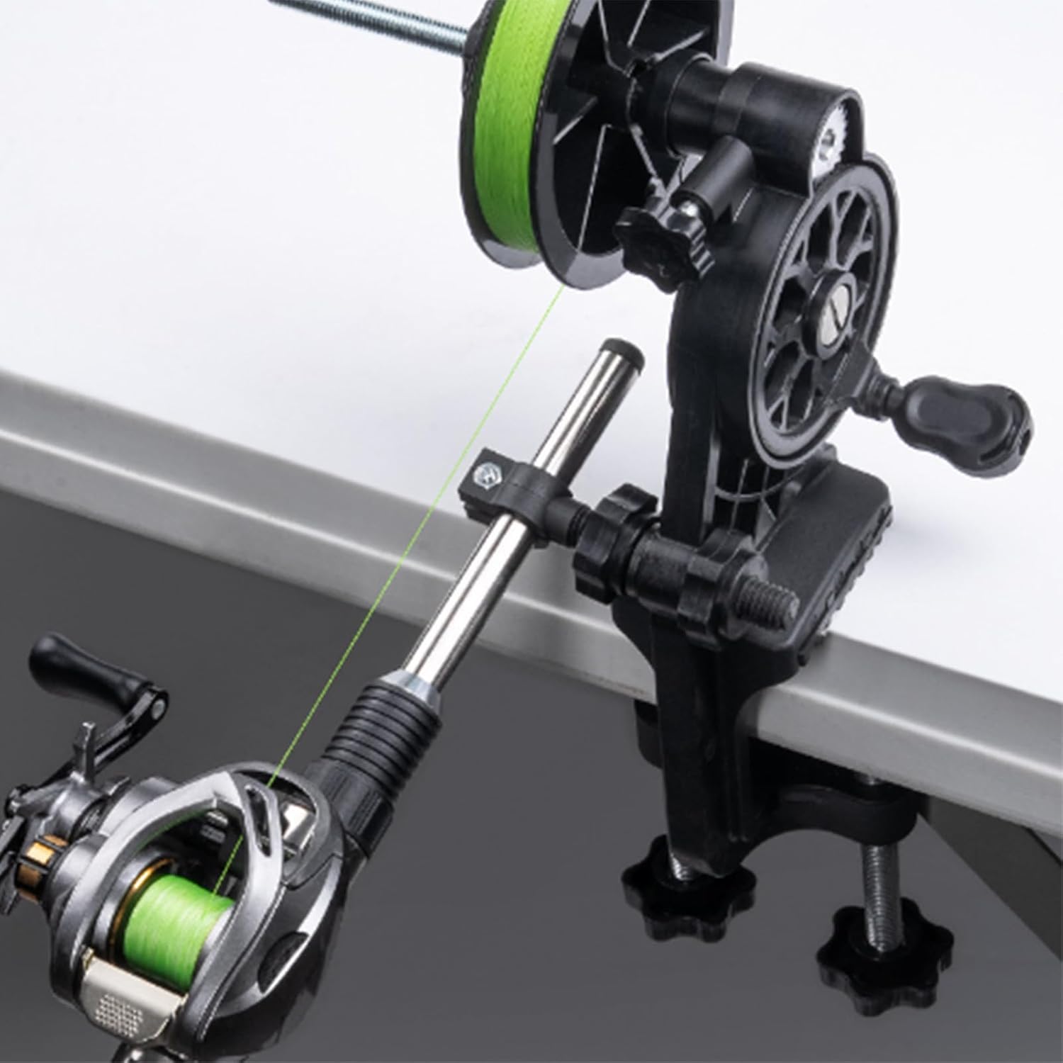 Reel Line Management Tool Adjustable Line Winding Systems Fishing Line Winders 3.5:1 Ratio Fishing Equipment