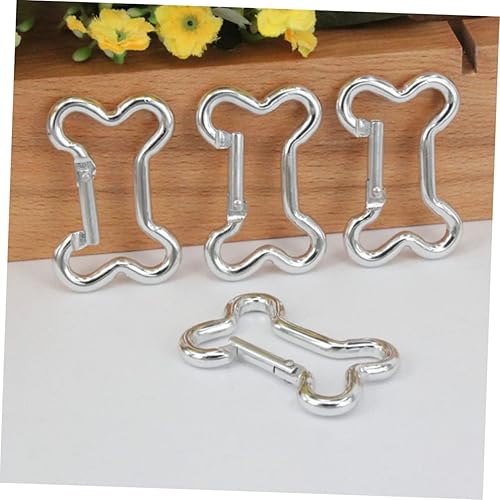 Miniatura 6 de HAKIDZEL 10pcs Carabiner Natacion Accesorios Car Key Chain Outdoor Accessories Geometric Carabiner Buckle Water Bottle Carabiner Buckle Screw Gate
