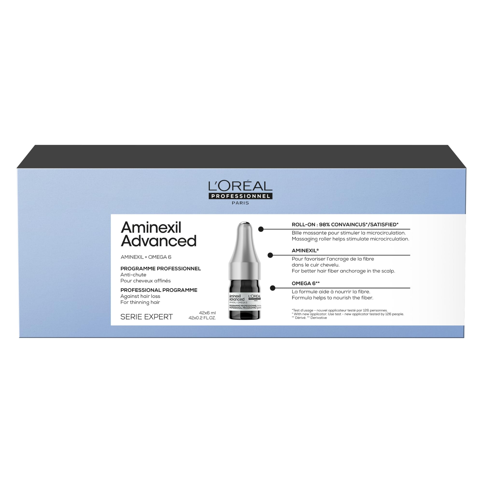 L'Oréal Professionnel Anti-Hair Loss Care Perdita Capelli Rimossi in 6 Settimane per Uomini e donne, Senzasilicone, 42 