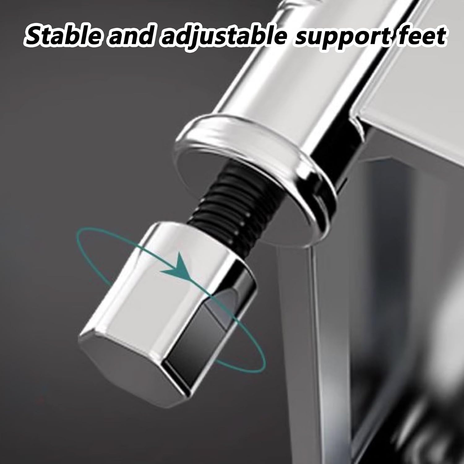 Stainless Steel Kitchen Worktop, Steel Prep Table, Food Prep Worktable, Heavy Duty Prep Worktable with Adjustable Feet, for Food Prep in Commercial and Home Kitchens(L80xW50cm/31.4x19.6in)